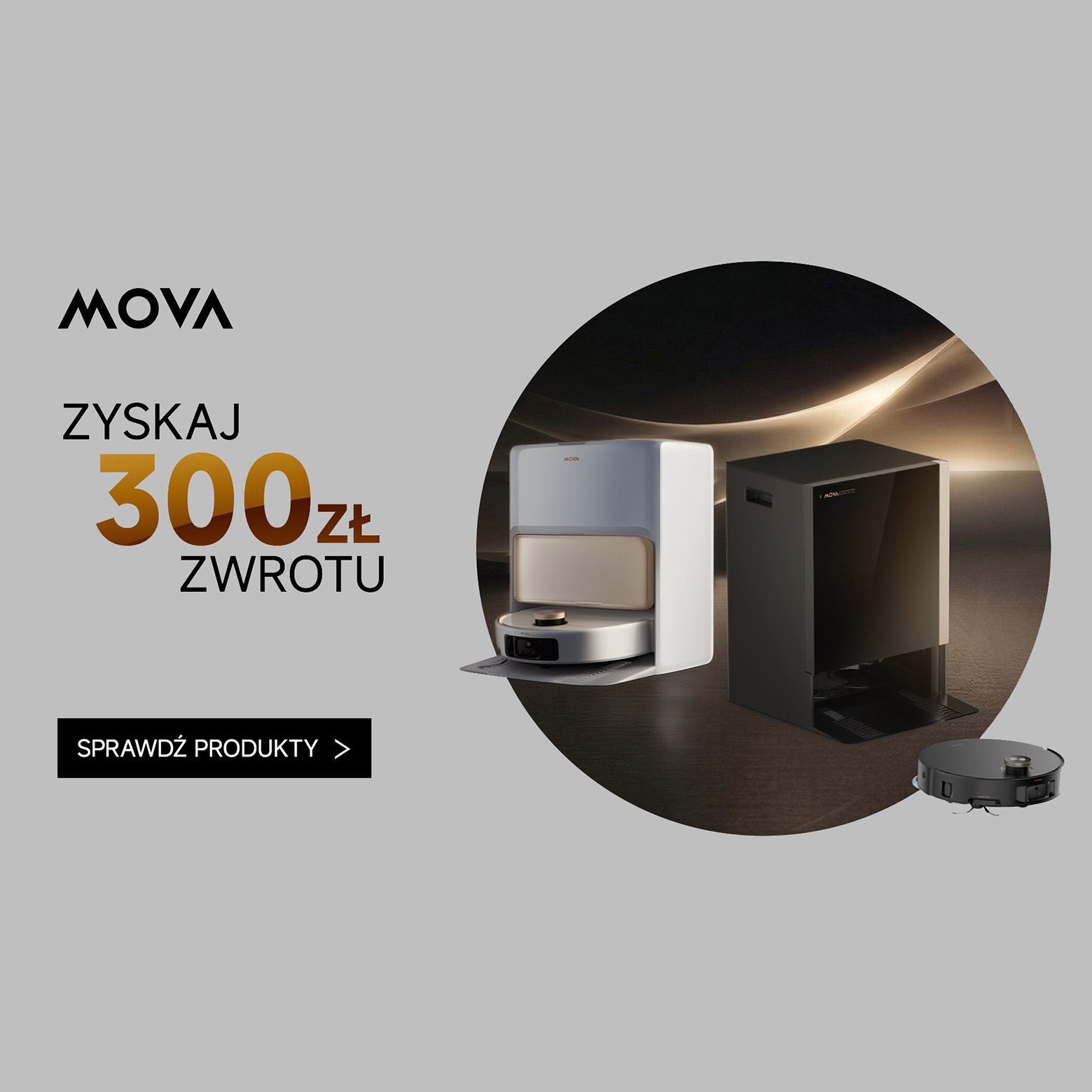 MOVA zwraca do 300 zł za zakup wybranych urządzeń