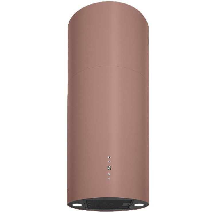 Okap wyspowy Cylindro Dusty Rose