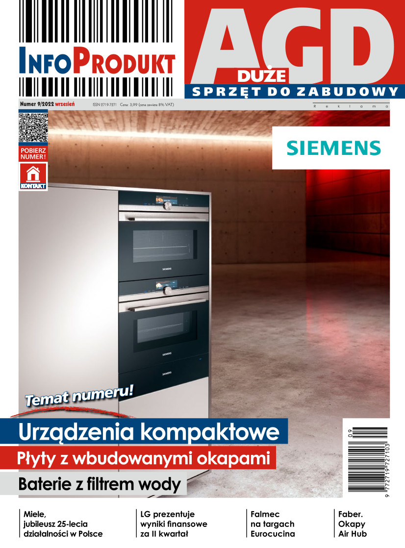 InfoProdukt AGD Duże - Sprzęt do zabudowy 09-2022